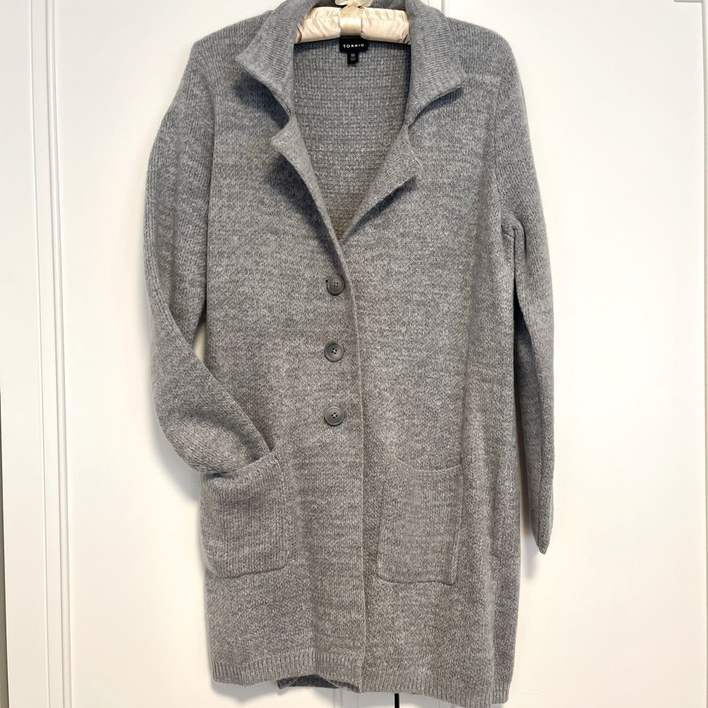Torrid 00 knit button down sweater brand new never worn